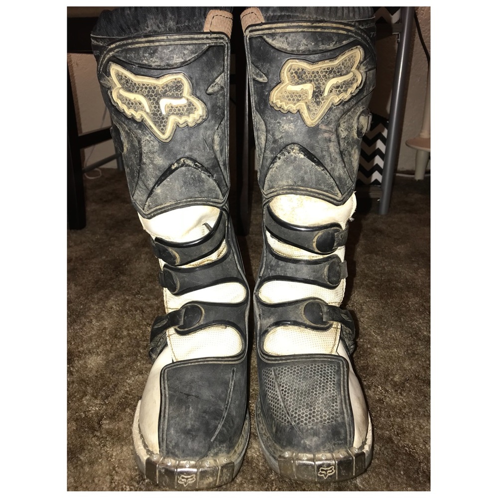 Fox dirt bike riding boots